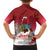 Bermuda Christmas Family Matching Short Sleeve Bodycon Dress and Hawaiian Shirt Coquette Bow Xmas Vibe - Wonder Print Shop