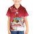 Bermuda Christmas Family Matching Short Sleeve Bodycon Dress and Hawaiian Shirt Coquette Bow Xmas Vibe - Wonder Print Shop