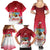 Bermuda Christmas Family Matching Summer Maxi Dress and Hawaiian Shirt Coquette Bow Xmas Vibe - Wonder Print Shop