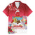 Bermuda Christmas Family Matching Tank Maxi Dress and Hawaiian Shirt Coquette Bow Xmas Vibe - Wonder Print Shop