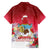 Bermuda Christmas Family Matching Tank Maxi Dress and Hawaiian Shirt Coquette Bow Xmas Vibe - Wonder Print Shop