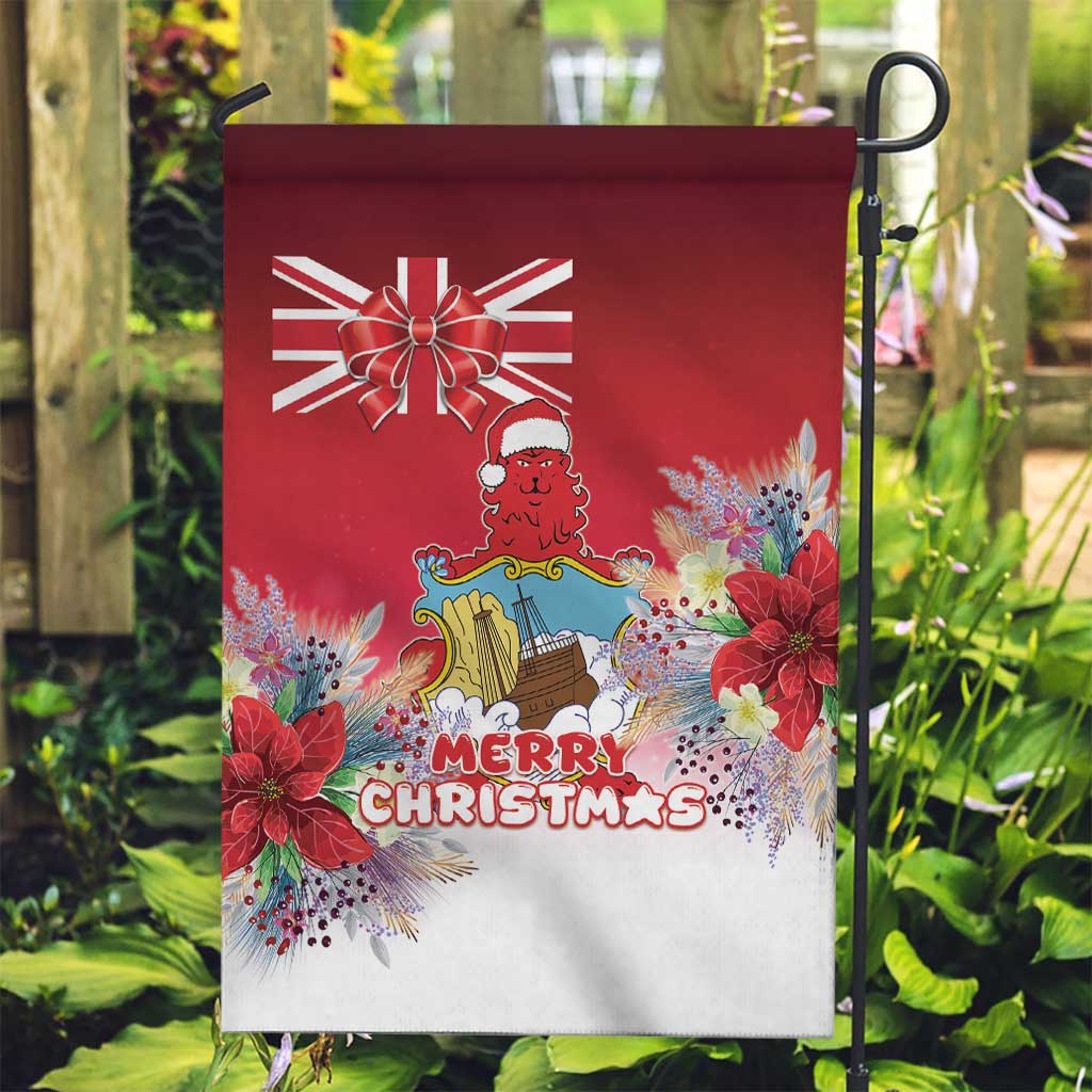 Bermuda Christmas Garden Flag Coquette Bow Xmas Vibe - Wonder Print Shop