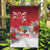 Bermuda Christmas Garden Flag Coquette Bow Xmas Vibe - Wonder Print Shop