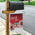 Bermuda Christmas Garden Flag Coquette Bow Xmas Vibe - Wonder Print Shop
