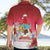 Bermuda Christmas Hawaiian Shirt Coquette Bow Xmas Vibe - Wonder Print Shop