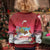 Bermuda Christmas Kid Ugly Christmas Sweater Coquette Bow Xmas Vibe - Wonder Print Shop