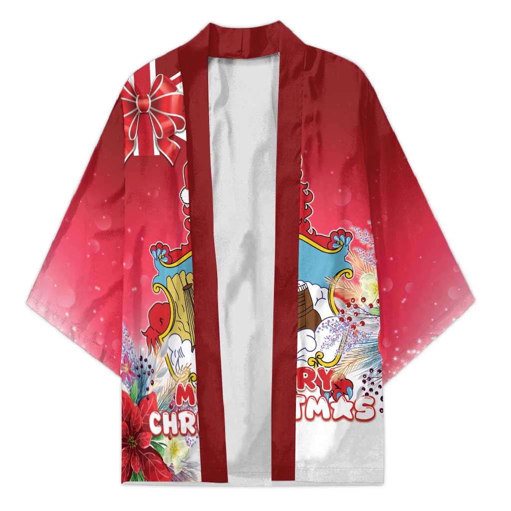 Bermuda Christmas Kimono Coquette Bow Xmas Vibe - Wonder Print Shop