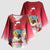 Bermuda Christmas Kimono Sleeve Blouse Coquette Bow Xmas Vibe - Wonder Print Shop
