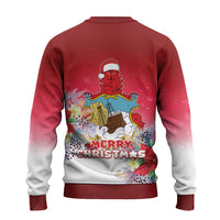Bermuda Christmas Ugly Christmas Sweater Coquette Bow Xmas Vibe - Wonder Print Shop