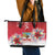 Bermuda Christmas Leather Tote Bag Coquette Bow Xmas Vibe - Wonder Print Shop