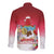 Bermuda Christmas Long Sleeve Button Shirt Coquette Bow Xmas Vibe - Wonder Print Shop