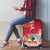 Bermuda Christmas Luggage Cover Coquette Bow Xmas Vibe - Wonder Print Shop