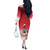 Bermuda Christmas Off The Shoulder Long Sleeve Dress Coquette Bow Xmas Vibe - Wonder Print Shop