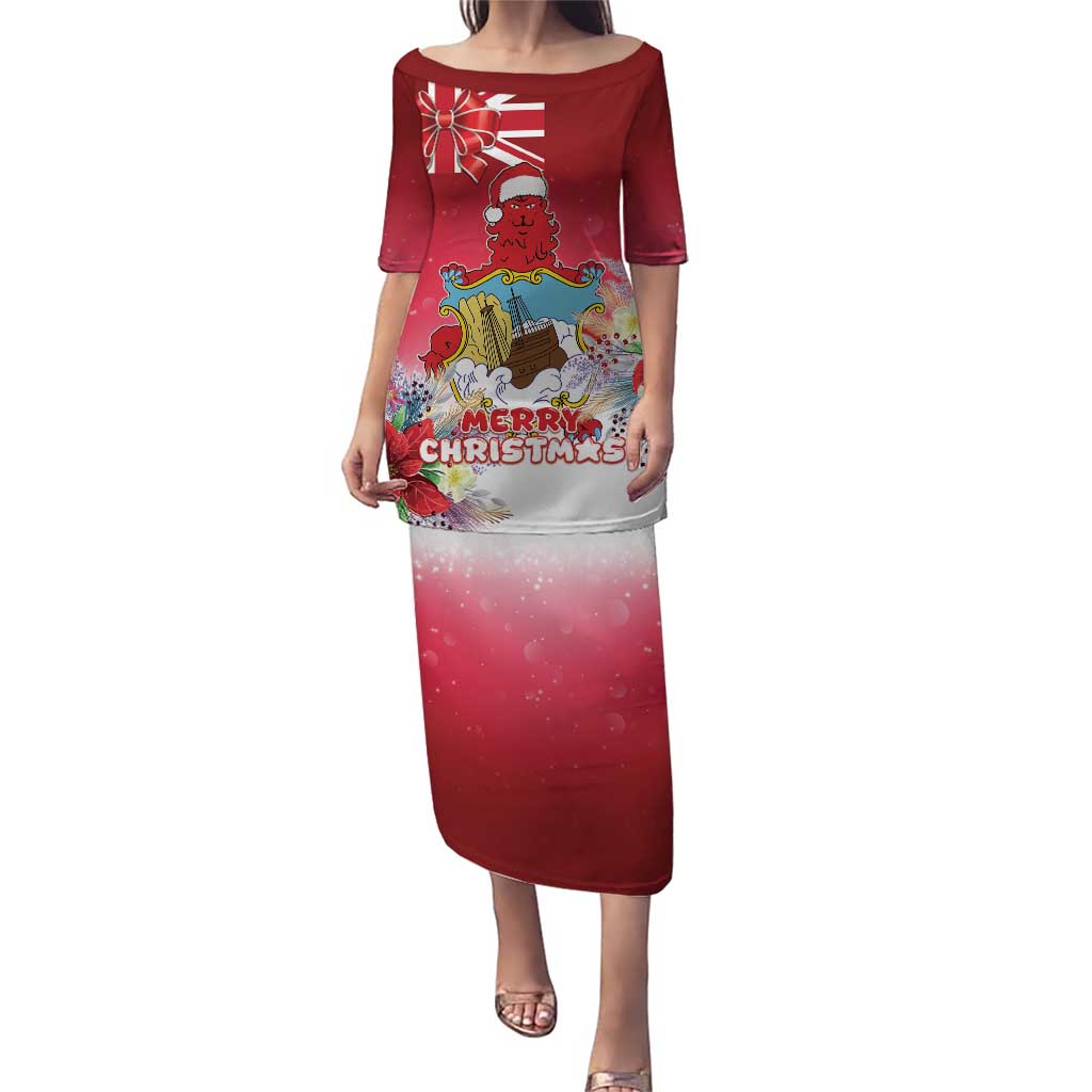 Bermuda Christmas Puletasi Coquette Bow Xmas Vibe - Wonder Print Shop