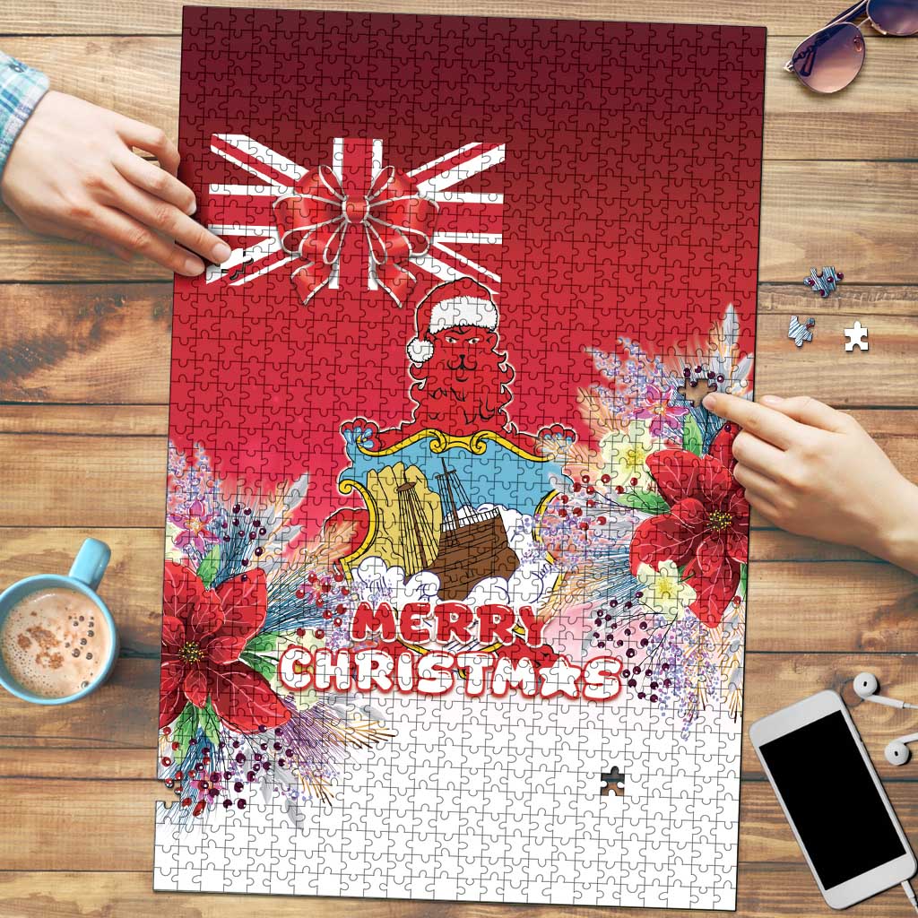 Bermuda Christmas Puzzle Coquette Bow Xmas Vibe - Wonder Print Shop