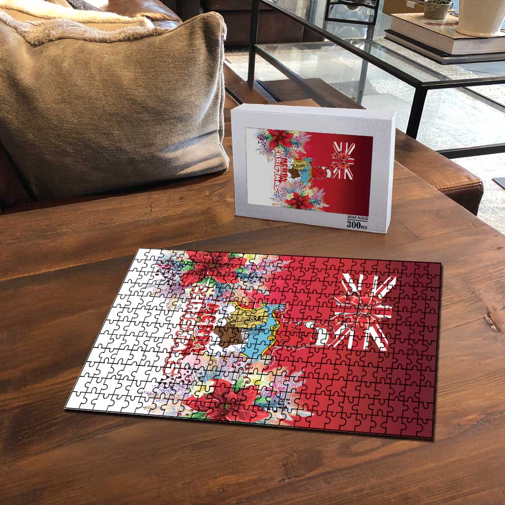 Bermuda Christmas Puzzle Coquette Bow Xmas Vibe - Wonder Print Shop