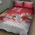 Bermuda Christmas Quilt Bed Set Coquette Bow Xmas Vibe - Wonder Print Shop