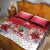 Bermuda Christmas Quilt Bed Set Coquette Bow Xmas Vibe - Wonder Print Shop