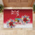 Bermuda Christmas Rubber Doormat Coquette Bow Xmas Vibe - Wonder Print Shop