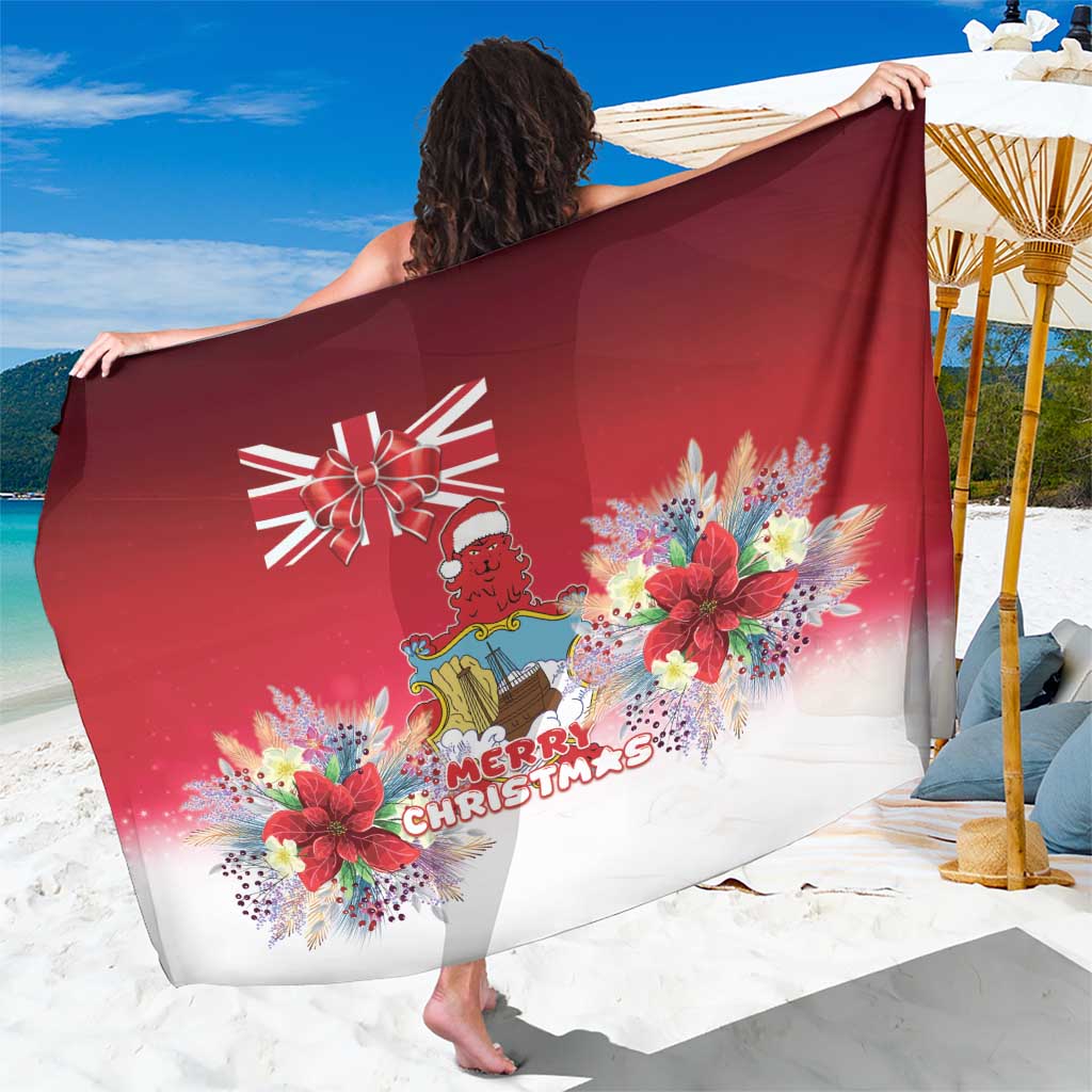 Bermuda Christmas Sarong Coquette Bow Xmas Vibe - Wonder Print Shop