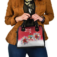 Bermuda Christmas Shoulder Handbag Coquette Bow Xmas Vibe - Wonder Print Shop