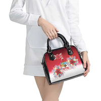 Bermuda Christmas Shoulder Handbag Coquette Bow Xmas Vibe - Wonder Print Shop
