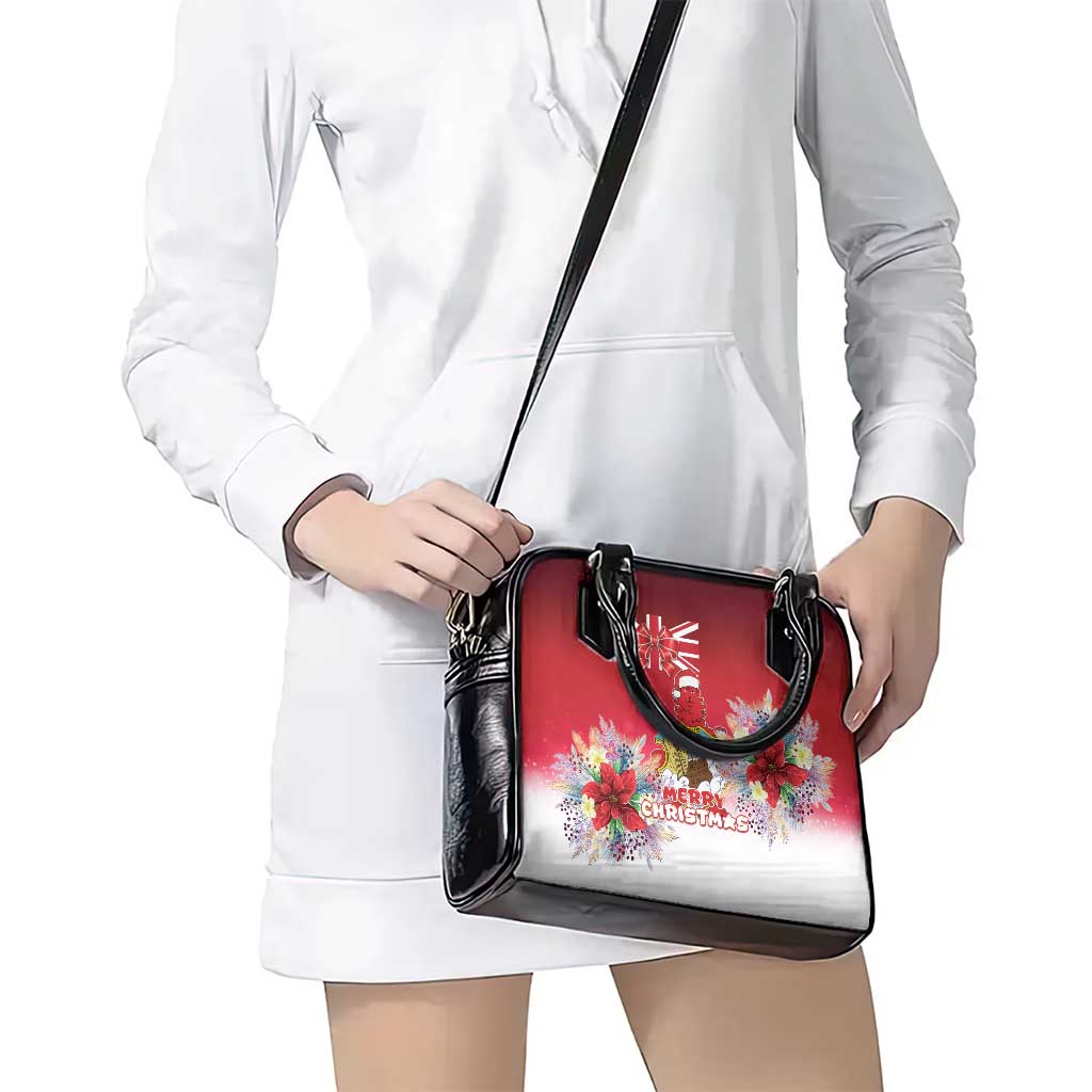Bermuda Christmas Shoulder Handbag Coquette Bow Xmas Vibe - Wonder Print Shop