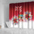 Bermuda Christmas Shower Curtain Coquette Bow Xmas Vibe - Wonder Print Shop