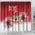 Bermuda Christmas Shower Curtain Coquette Bow Xmas Vibe - Wonder Print Shop