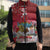 Bermuda Christmas Sleeveless Puffer Jacket Coquette Bow Xmas Vibe - Wonder Print Shop
