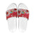 Bermuda Christmas Slide Sandals Coquette Bow Xmas Vibe - Wonder Print Shop