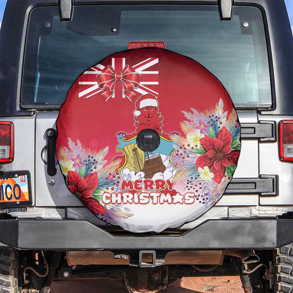 Bermuda Christmas Spare Tire Cover Coquette Bow Xmas Vibe - Wonder Print Shop