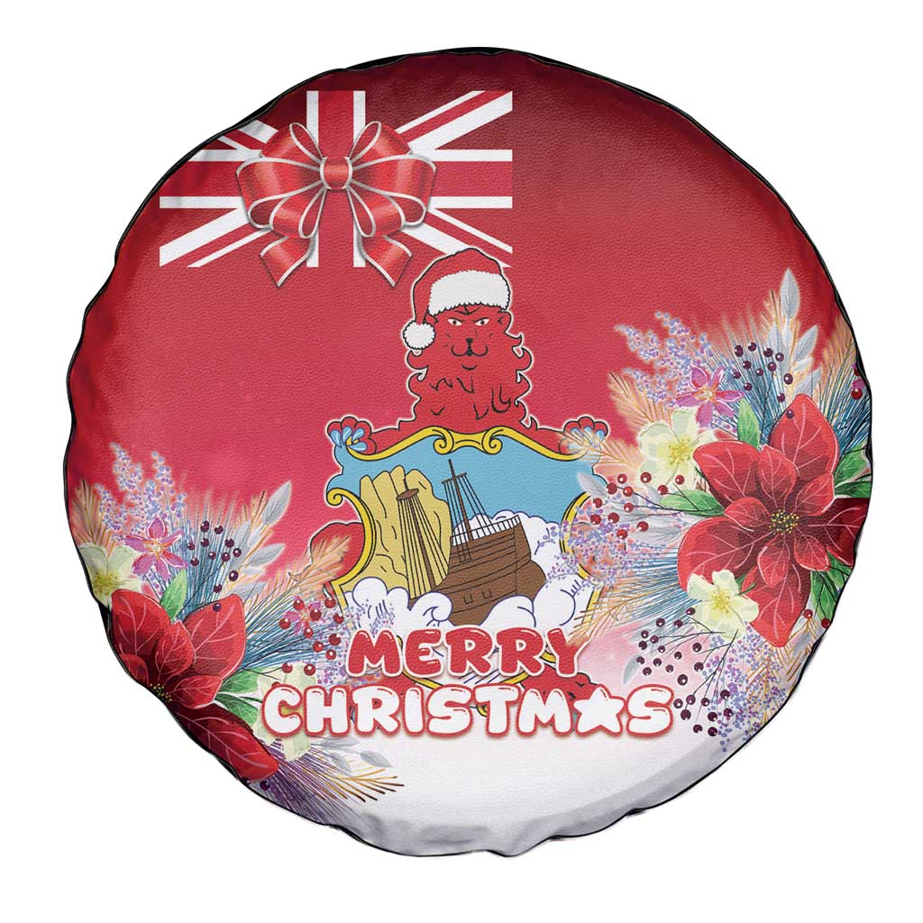 Bermuda Christmas Spare Tire Cover Coquette Bow Xmas Vibe - Wonder Print Shop