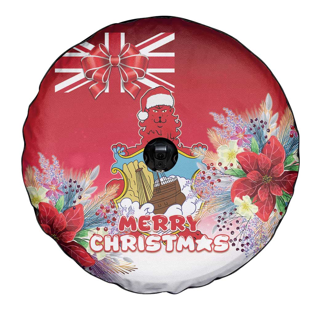 Bermuda Christmas Spare Tire Cover Coquette Bow Xmas Vibe - Wonder Print Shop