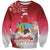 Bermuda Christmas Sweatshirt Coquette Bow Xmas Vibe - Wonder Print Shop