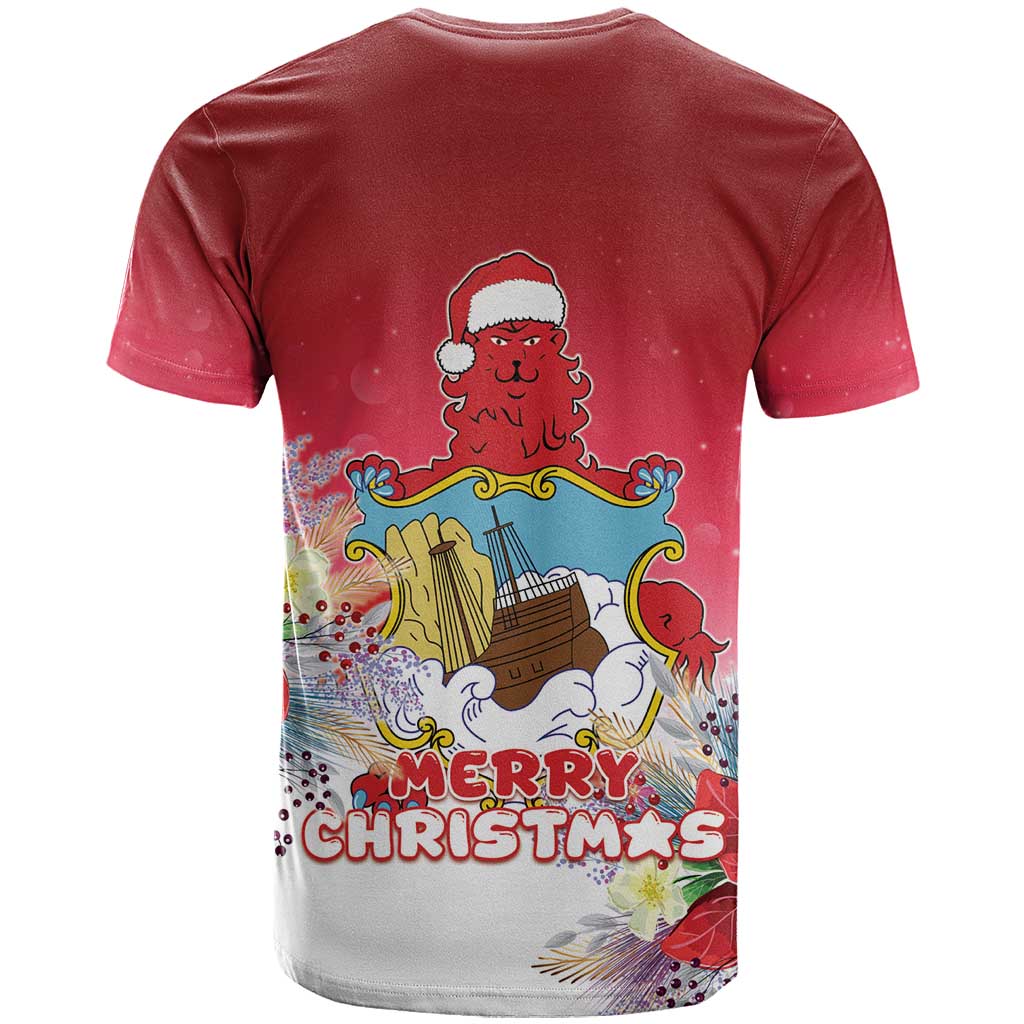 Bermuda Christmas T Shirt Coquette Bow Xmas Vibe - Wonder Print Shop