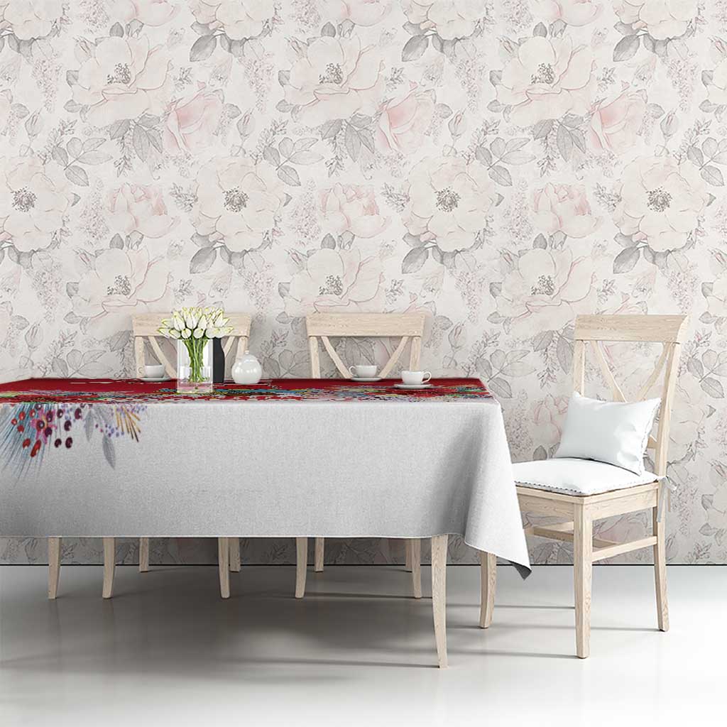 Bermuda Christmas Tablecloth Coquette Bow Xmas Vibe - Wonder Print Shop