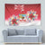 Bermuda Christmas Tapestry Coquette Bow Xmas Vibe - Wonder Print Shop