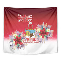 Bermuda Christmas Tapestry Coquette Bow Xmas Vibe - Wonder Print Shop