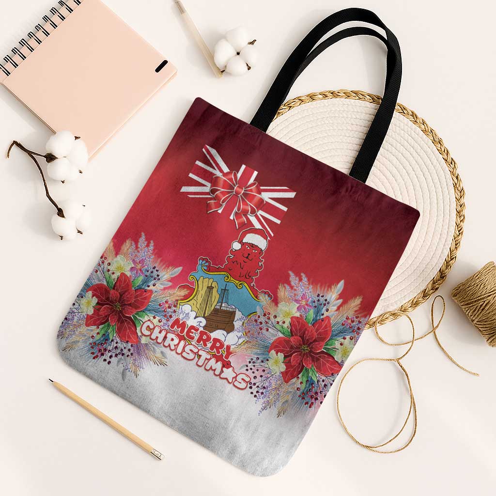 Bermuda Christmas Tote Bag Coquette Bow Xmas Vibe - Wonder Print Shop