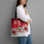 Bermuda Christmas Tote Bag Coquette Bow Xmas Vibe - Wonder Print Shop