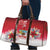 Bermuda Christmas Travel Bag Coquette Bow Xmas Vibe - Wonder Print Shop