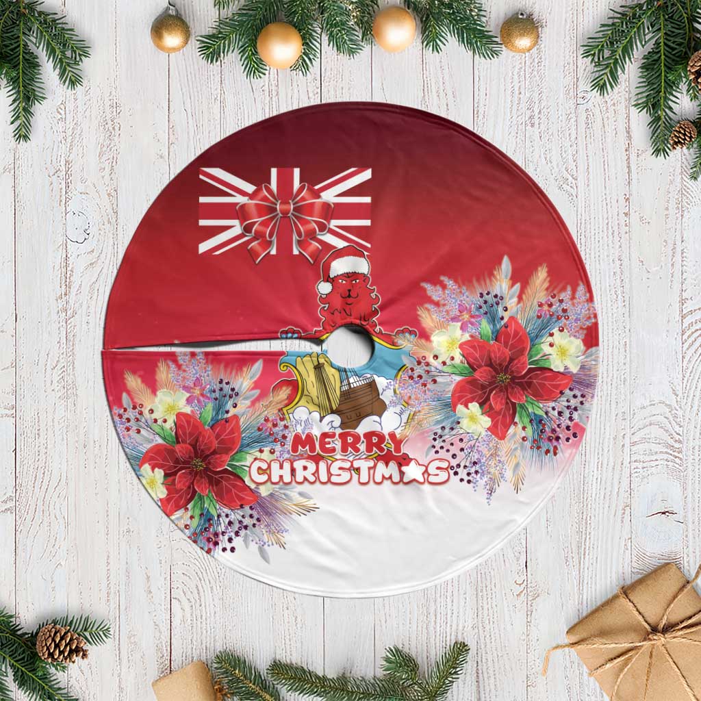 Bermuda Christmas Tree Skirt Coquette Bow Xmas Vibe - Wonder Print Shop