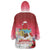 Bermuda Christmas Wearable Blanket Hoodie Coquette Bow Xmas Vibe - Wonder Print Shop