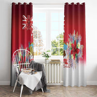 Bermuda Christmas Window Curtain Coquette Bow Xmas Vibe - Wonder Print Shop