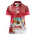 Bermuda Christmas Women Polo Shirt Coquette Bow Xmas Vibe - Wonder Print Shop