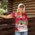 Bermuda Christmas Women Polo Shirt Coquette Bow Xmas Vibe - Wonder Print Shop