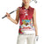 Bermuda Christmas Women Sleeveless Polo Shirt Coquette Bow Xmas Vibe - Wonder Print Shop