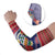 Cayman Islands Christmas Arm Sleeves Coat Of Arms With Poinsettia - Wonder Print Shop