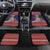 Cayman Islands Christmas Car Mats Coat Of Arms With Poinsettia - Wonder Print Shop
